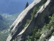 'Luna Nascente' (VII, 380m, 11SL) - ein großer Klassiker im Val di Mello
