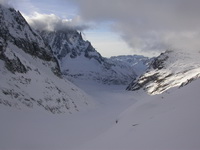 Ref. Leschaux - Aig. D'Eboulement (3599 m) - Glacier de Leschaux - Mer de Glace - Chamonix