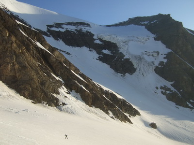 Skitour Großes Wiesbachhorn über Hochgrupberkees, Klockerin und Hinterer Bratschenkopf