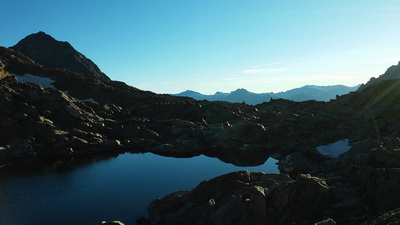 Viele kleine Seen auf der niederen Gradenscharte (2796m)