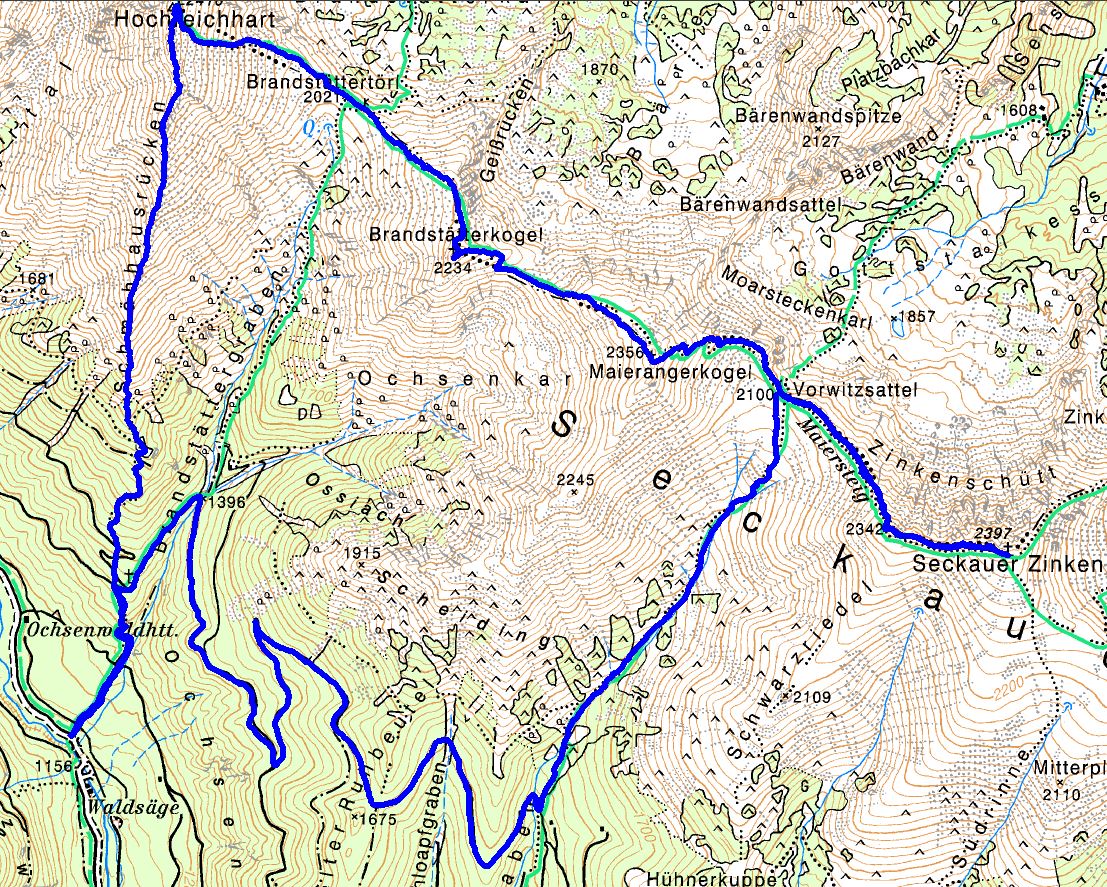 Trailrunning Seckauer Tauern - Schmähzinken-Trail