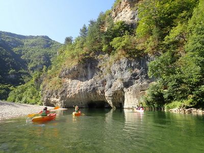 Auf der Tarn zwischen Saint Enimie und La Malène