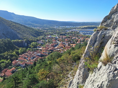 Blick auf San Dorligo della Valle