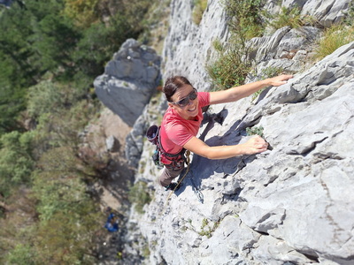 Klettern im Val Rosandra - Sektor Grabceva stena