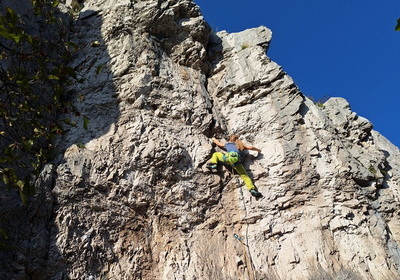 Klettern im Val Rosandra - Sektor Grabceva stena