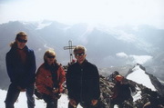 Ich, Hilde und Hans am Gipfel
