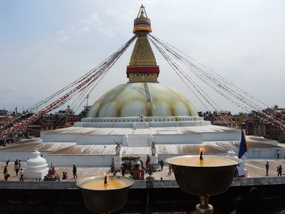 Boudhanath - die größte Stupa in Kathmandu