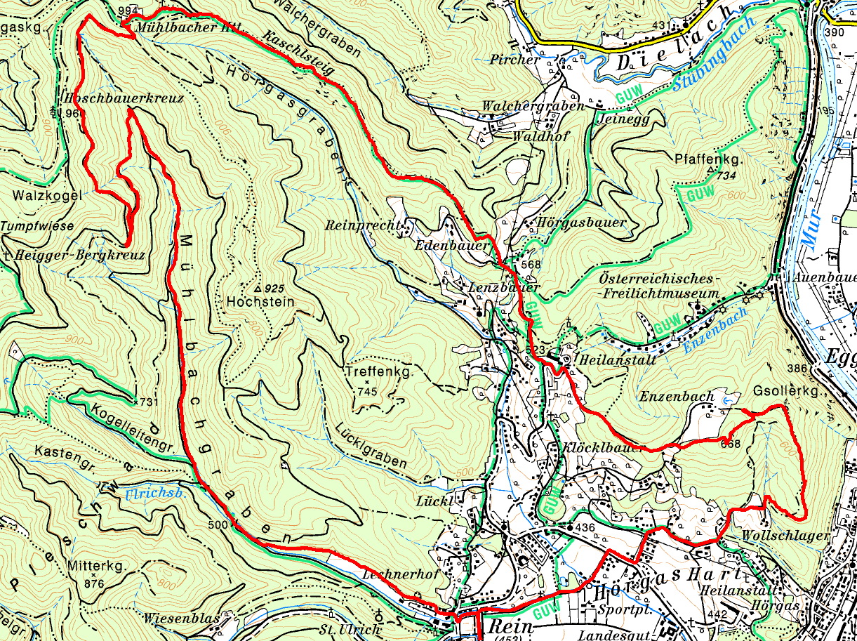 Trailrunning Gsollerkogel und Mühlbachhütte über Kaschlsteig